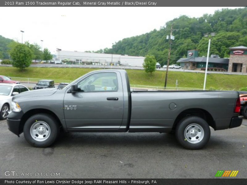 Mineral Gray Metallic / Black/Diesel Gray 2013 Ram 1500 Tradesman Regular Cab