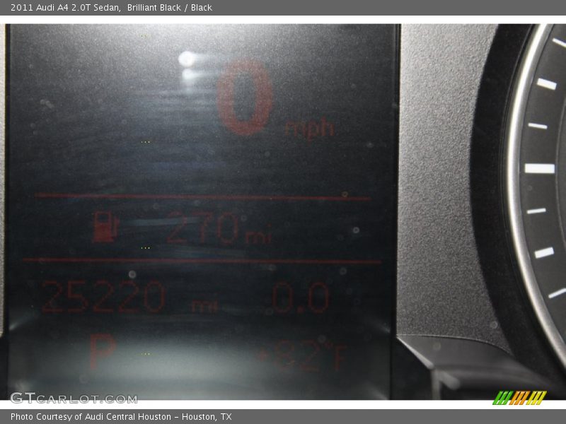 Brilliant Black / Black 2011 Audi A4 2.0T Sedan