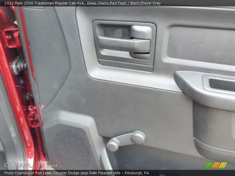 Deep Cherry Red Pearl / Black/Diesel Gray 2013 Ram 1500 Tradesman Regular Cab 4x4