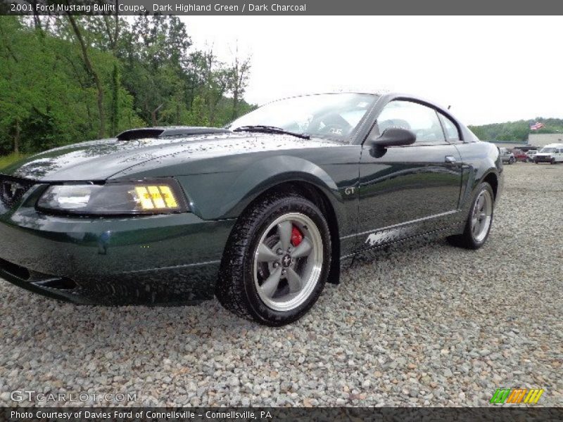 Dark Highland Green / Dark Charcoal 2001 Ford Mustang Bullitt Coupe