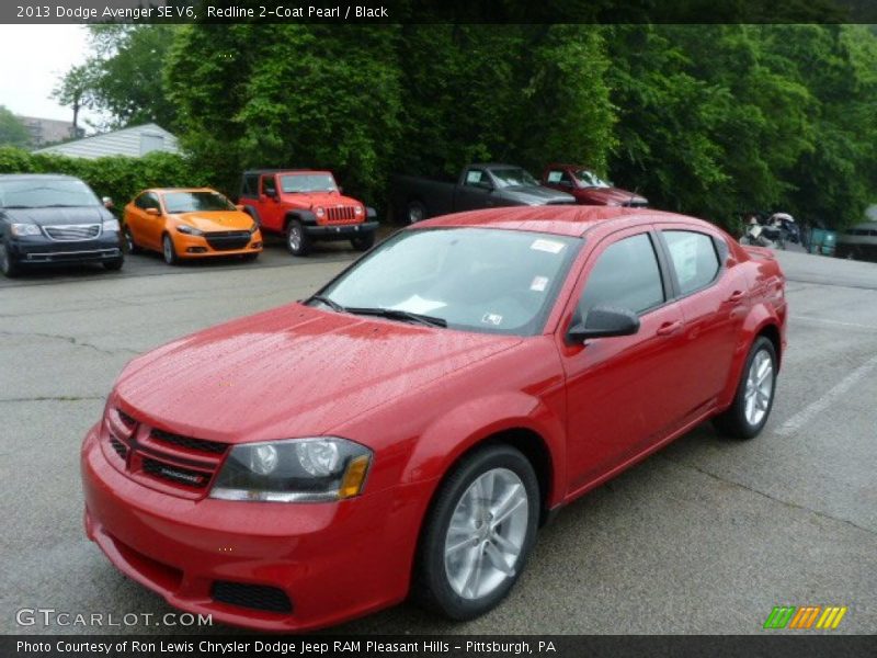 Redline 2-Coat Pearl / Black 2013 Dodge Avenger SE V6