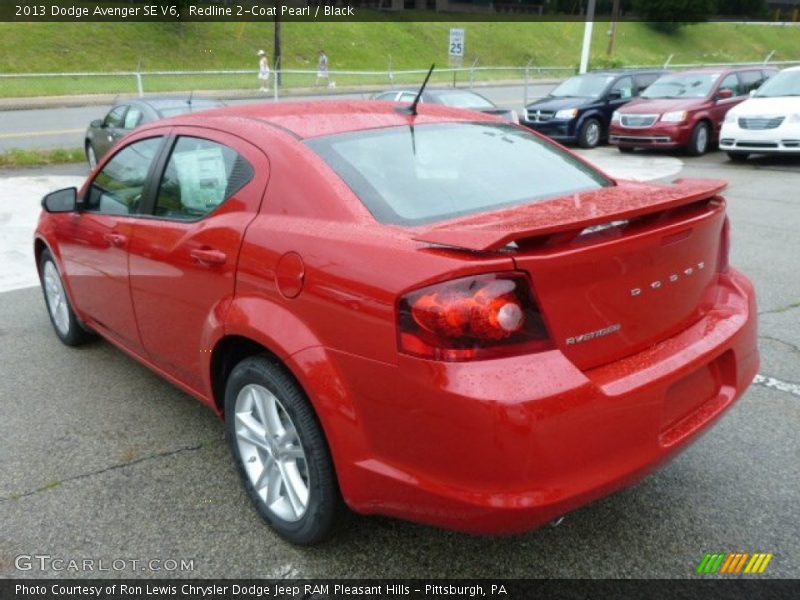 Redline 2-Coat Pearl / Black 2013 Dodge Avenger SE V6