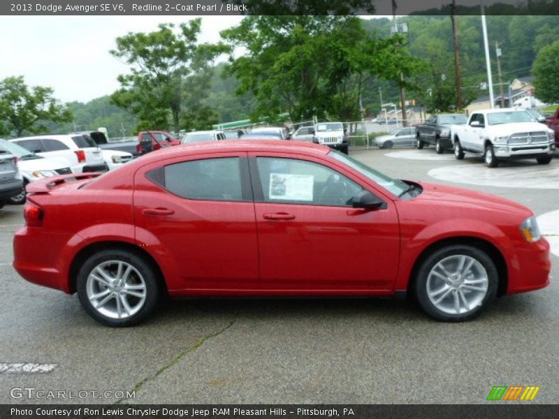 Redline 2-Coat Pearl / Black 2013 Dodge Avenger SE V6