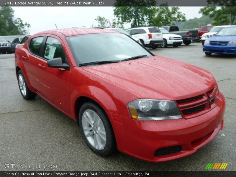 Redline 2-Coat Pearl / Black 2013 Dodge Avenger SE V6
