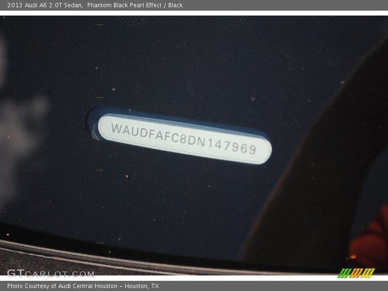Phantom Black Pearl Effect / Black 2013 Audi A6 2.0T Sedan