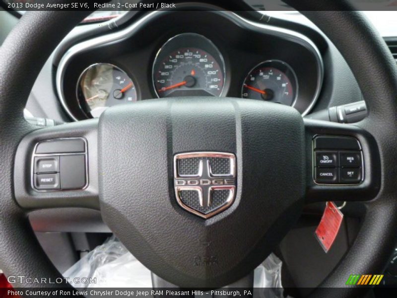 Redline 2-Coat Pearl / Black 2013 Dodge Avenger SE V6