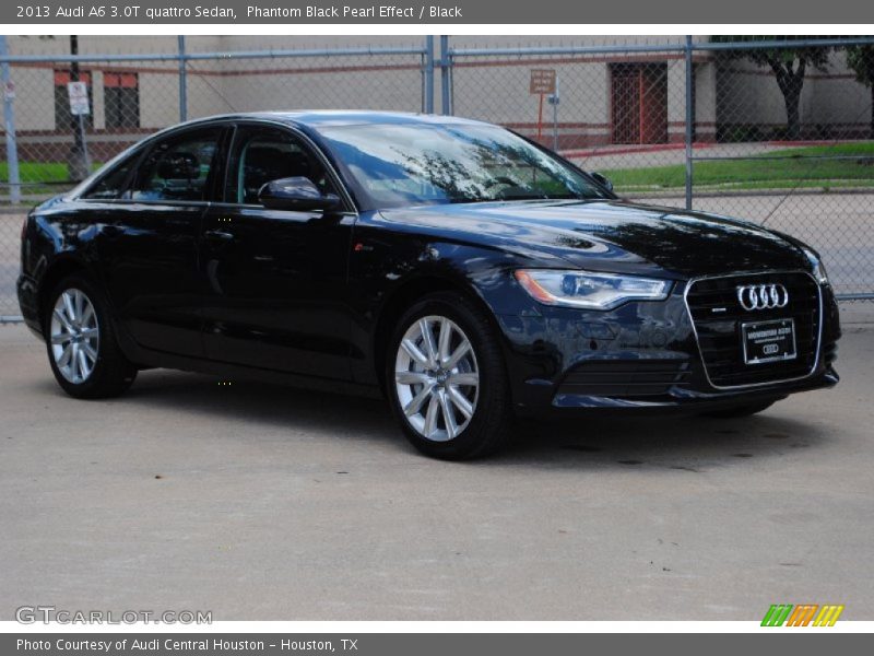 Phantom Black Pearl Effect / Black 2013 Audi A6 3.0T quattro Sedan