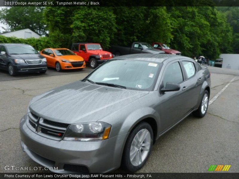 Tungsten Metallic / Black 2013 Dodge Avenger SE V6