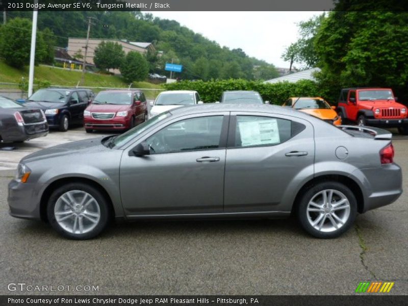 Tungsten Metallic / Black 2013 Dodge Avenger SE V6