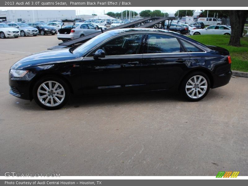 Phantom Black Pearl Effect / Black 2013 Audi A6 3.0T quattro Sedan