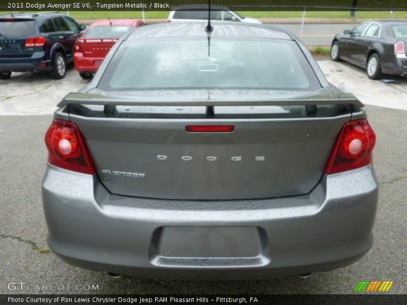 Tungsten Metallic / Black 2013 Dodge Avenger SE V6