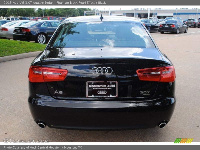 Phantom Black Pearl Effect / Black 2013 Audi A6 3.0T quattro Sedan