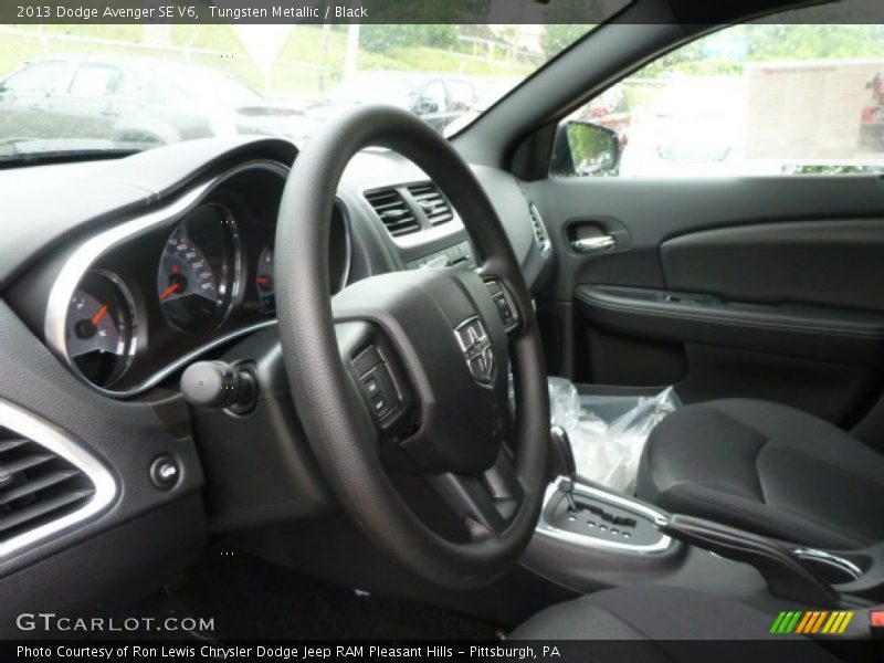Tungsten Metallic / Black 2013 Dodge Avenger SE V6