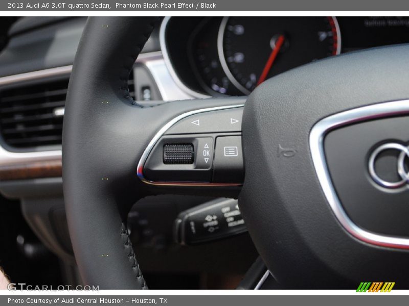 Phantom Black Pearl Effect / Black 2013 Audi A6 3.0T quattro Sedan
