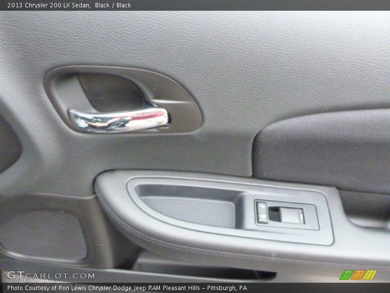 Black / Black 2013 Chrysler 200 LX Sedan