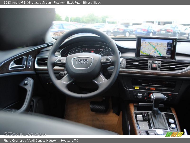 Phantom Black Pearl Effect / Black 2013 Audi A6 3.0T quattro Sedan
