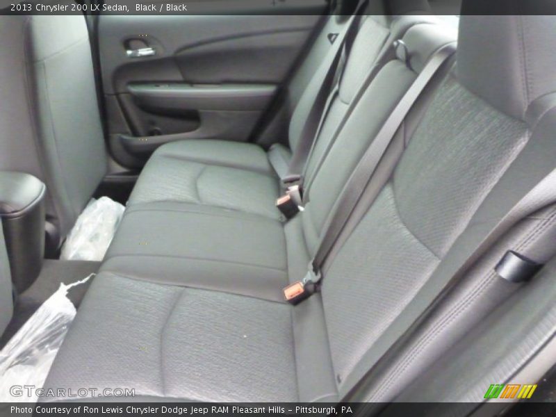 Black / Black 2013 Chrysler 200 LX Sedan