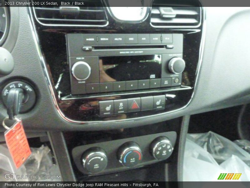Black / Black 2013 Chrysler 200 LX Sedan