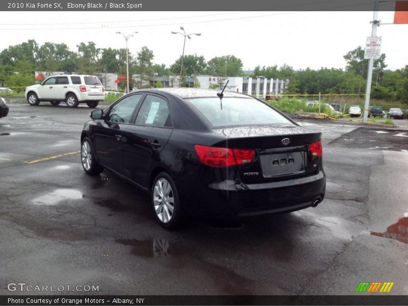 Ebony Black / Black Sport 2010 Kia Forte SX