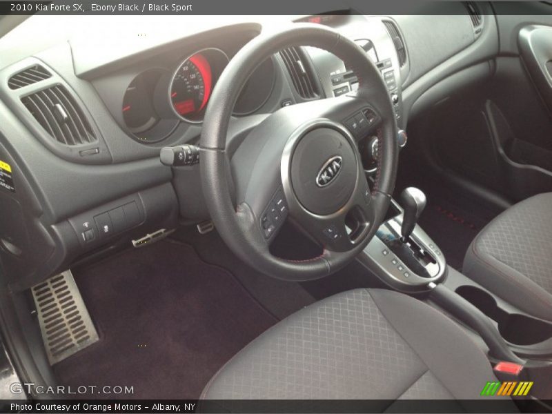 Ebony Black / Black Sport 2010 Kia Forte SX