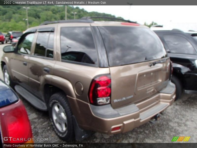 Sandalwood Metallic / Medium Oak 2002 Chevrolet TrailBlazer LT 4x4