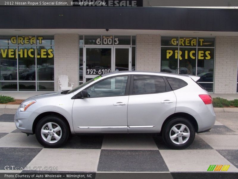 Brilliant Silver / Gray 2012 Nissan Rogue S Special Edition
