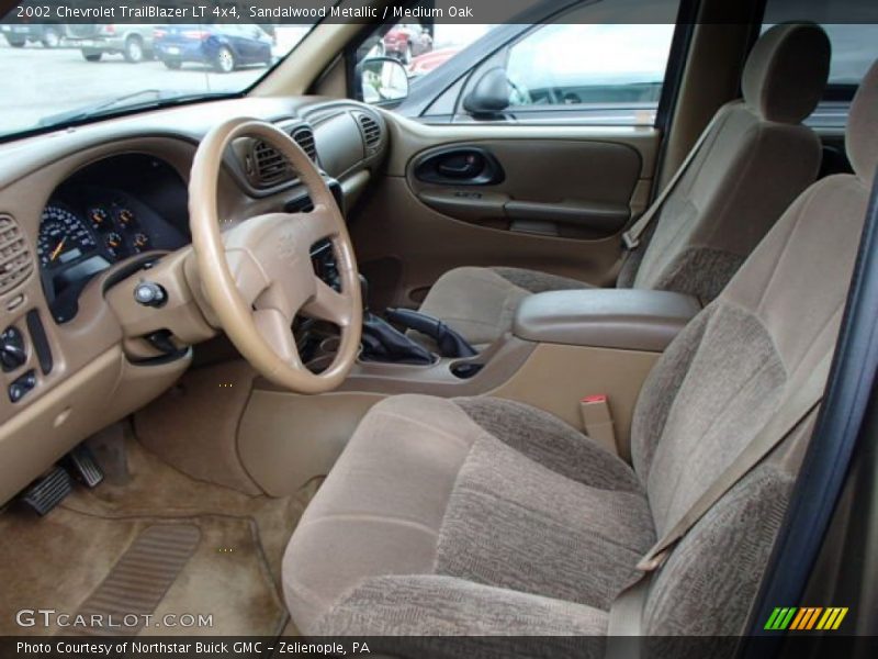 Sandalwood Metallic / Medium Oak 2002 Chevrolet TrailBlazer LT 4x4