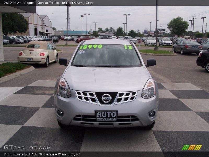 Brilliant Silver / Gray 2012 Nissan Rogue S Special Edition