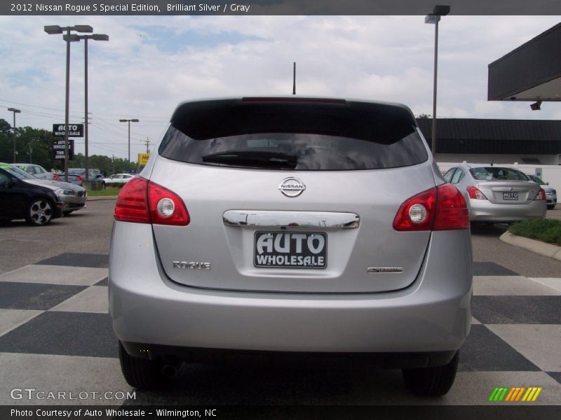 Brilliant Silver / Gray 2012 Nissan Rogue S Special Edition