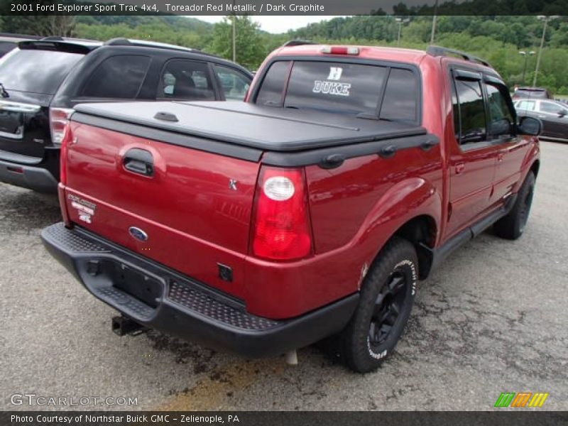 Toreador Red Metallic / Dark Graphite 2001 Ford Explorer Sport Trac 4x4