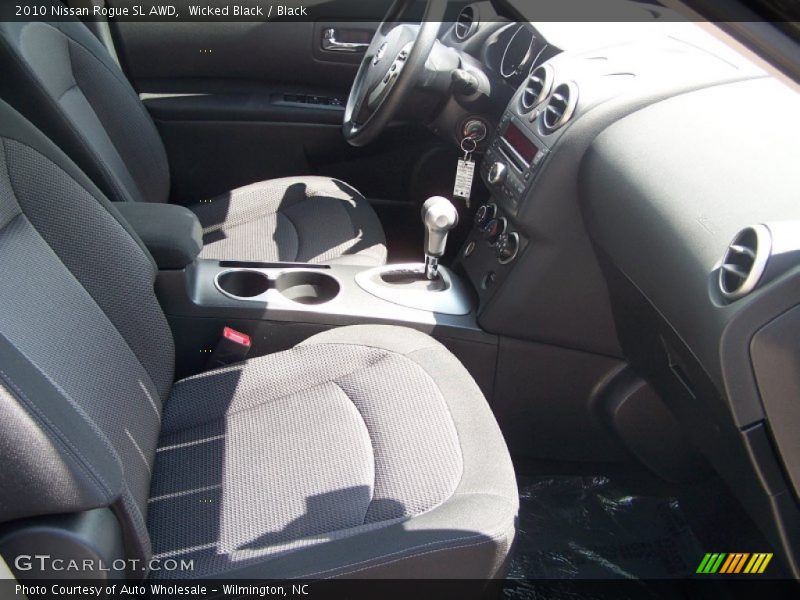 Wicked Black / Black 2010 Nissan Rogue SL AWD