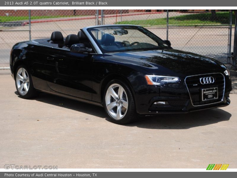 Brilliant Black / Black 2013 Audi A5 2.0T quattro Cabriolet