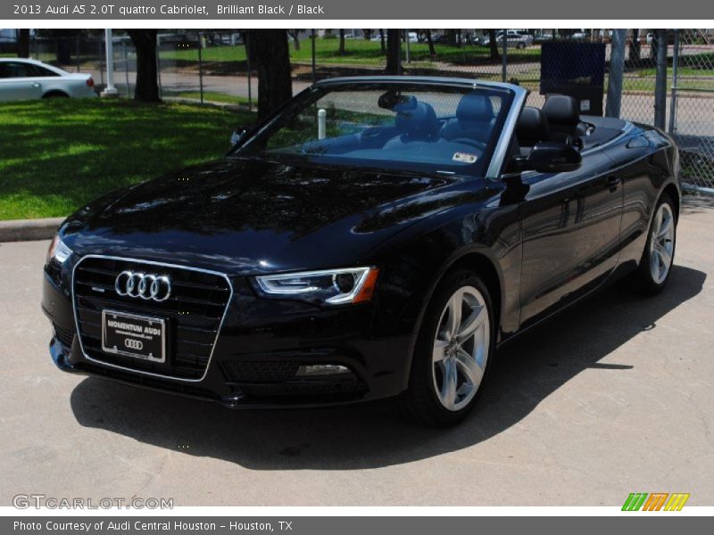 Brilliant Black / Black 2013 Audi A5 2.0T quattro Cabriolet