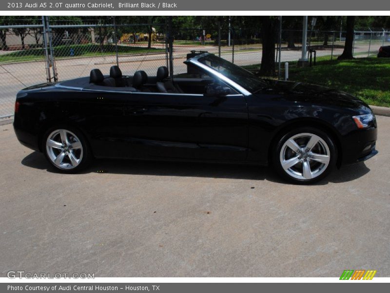 Brilliant Black / Black 2013 Audi A5 2.0T quattro Cabriolet