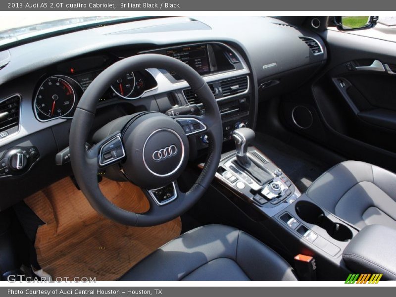 Brilliant Black / Black 2013 Audi A5 2.0T quattro Cabriolet