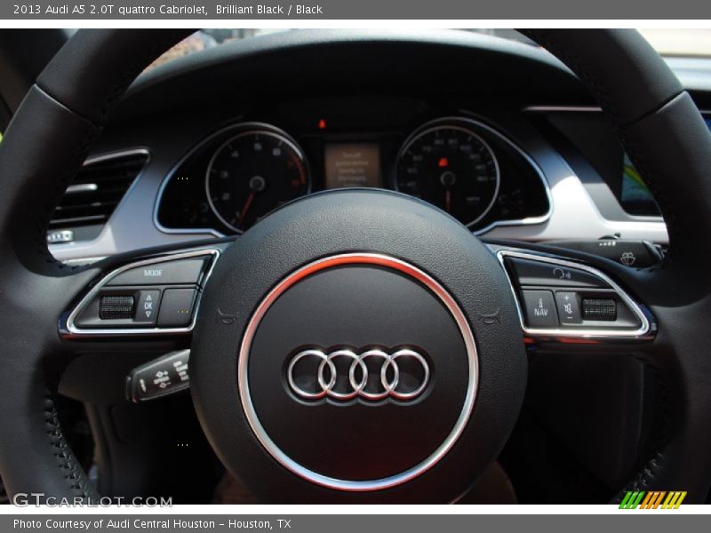 Brilliant Black / Black 2013 Audi A5 2.0T quattro Cabriolet