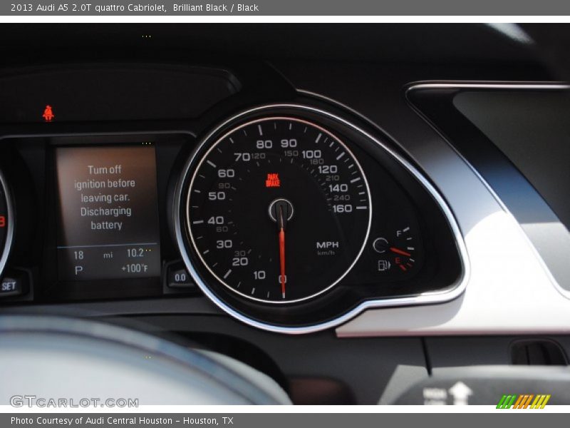 Brilliant Black / Black 2013 Audi A5 2.0T quattro Cabriolet
