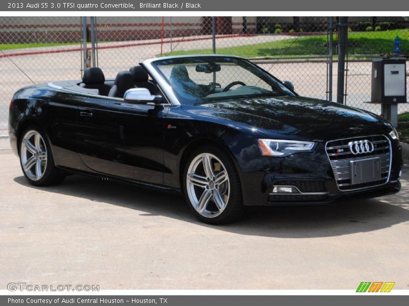 Brilliant Black / Black 2013 Audi S5 3.0 TFSI quattro Convertible