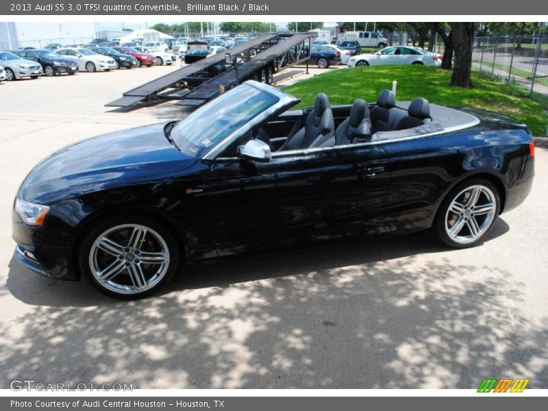 Brilliant Black / Black 2013 Audi S5 3.0 TFSI quattro Convertible