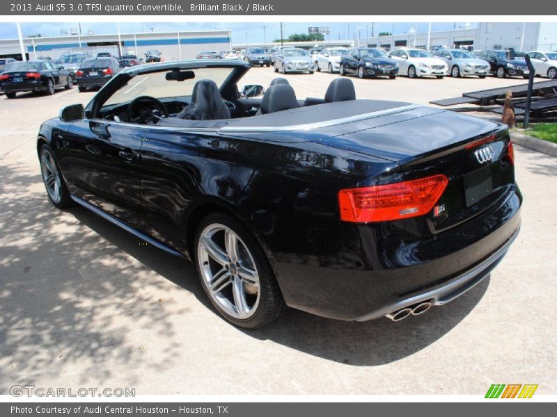 Brilliant Black / Black 2013 Audi S5 3.0 TFSI quattro Convertible