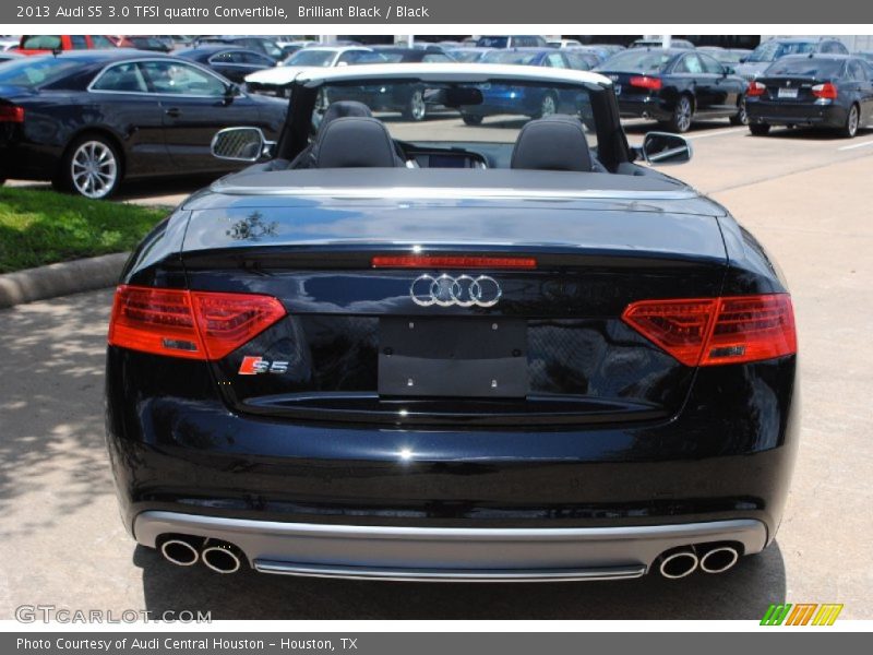 Brilliant Black / Black 2013 Audi S5 3.0 TFSI quattro Convertible