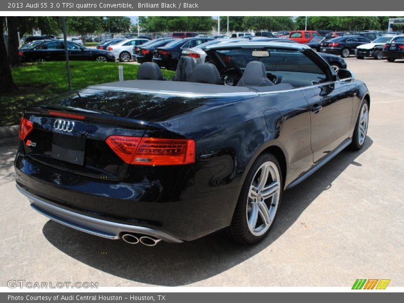 Brilliant Black / Black 2013 Audi S5 3.0 TFSI quattro Convertible