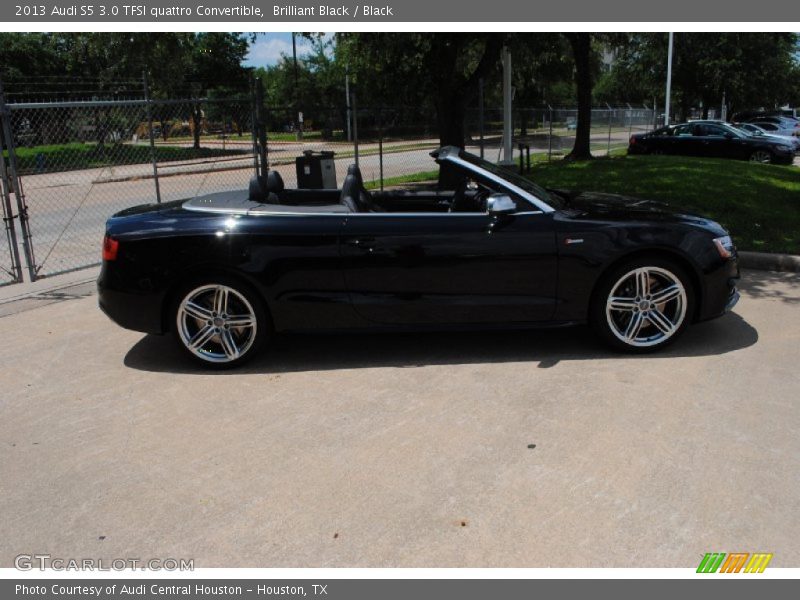 Brilliant Black / Black 2013 Audi S5 3.0 TFSI quattro Convertible