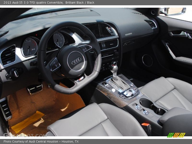 Brilliant Black / Black 2013 Audi S5 3.0 TFSI quattro Convertible