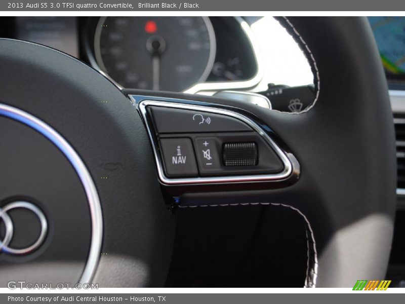 Brilliant Black / Black 2013 Audi S5 3.0 TFSI quattro Convertible