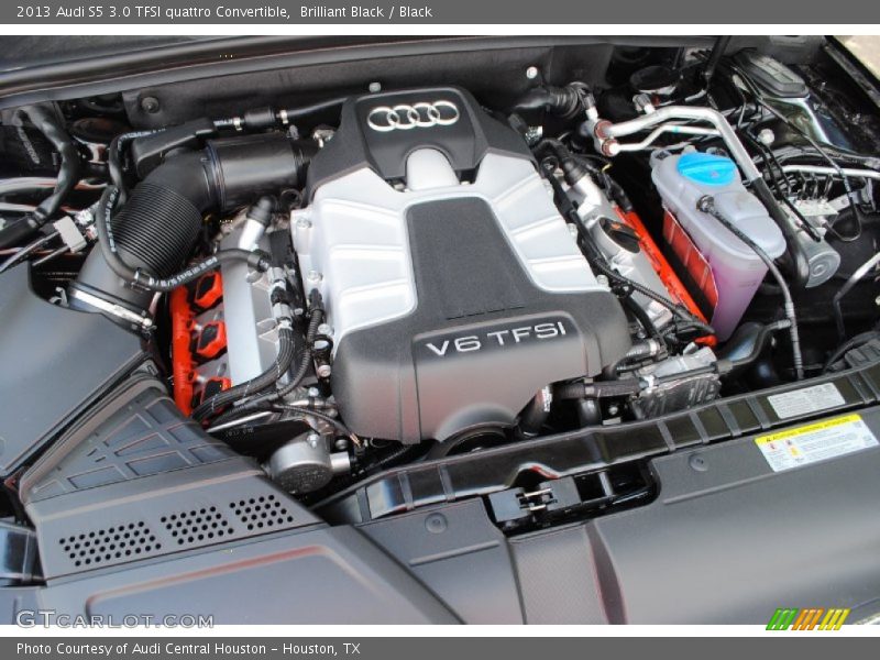 Brilliant Black / Black 2013 Audi S5 3.0 TFSI quattro Convertible