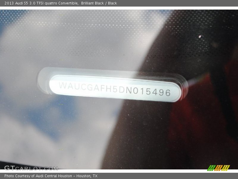 Brilliant Black / Black 2013 Audi S5 3.0 TFSI quattro Convertible
