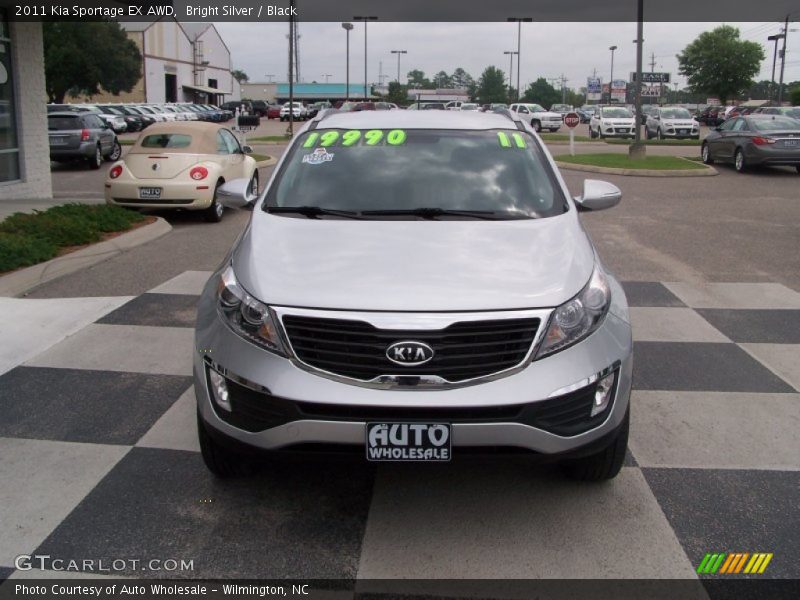 Bright Silver / Black 2011 Kia Sportage EX AWD