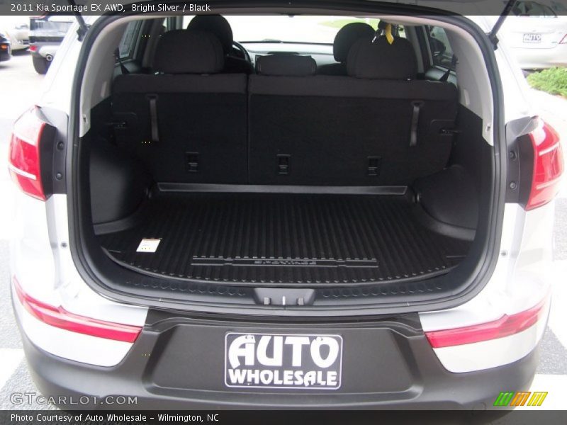 Bright Silver / Black 2011 Kia Sportage EX AWD