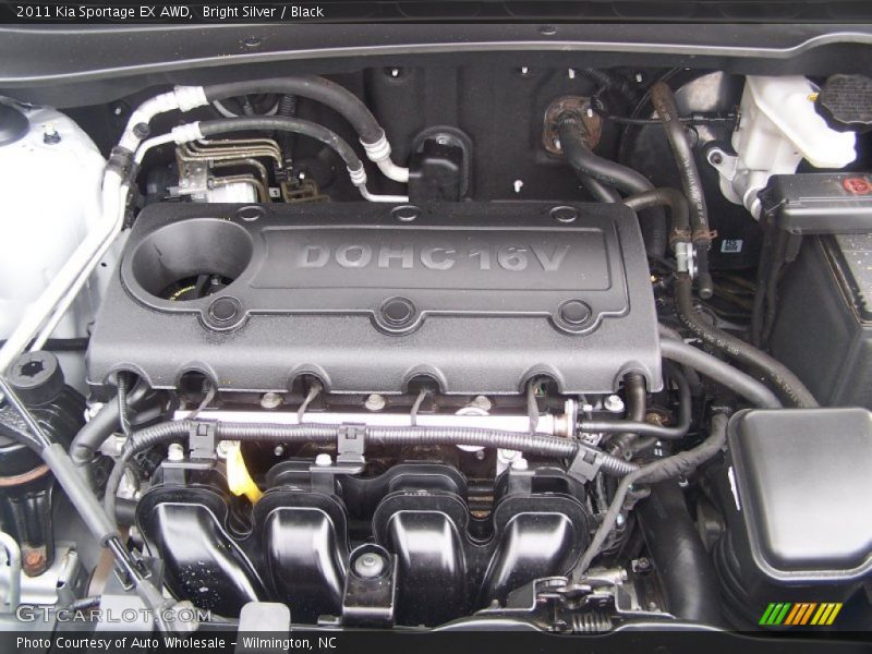 Bright Silver / Black 2011 Kia Sportage EX AWD